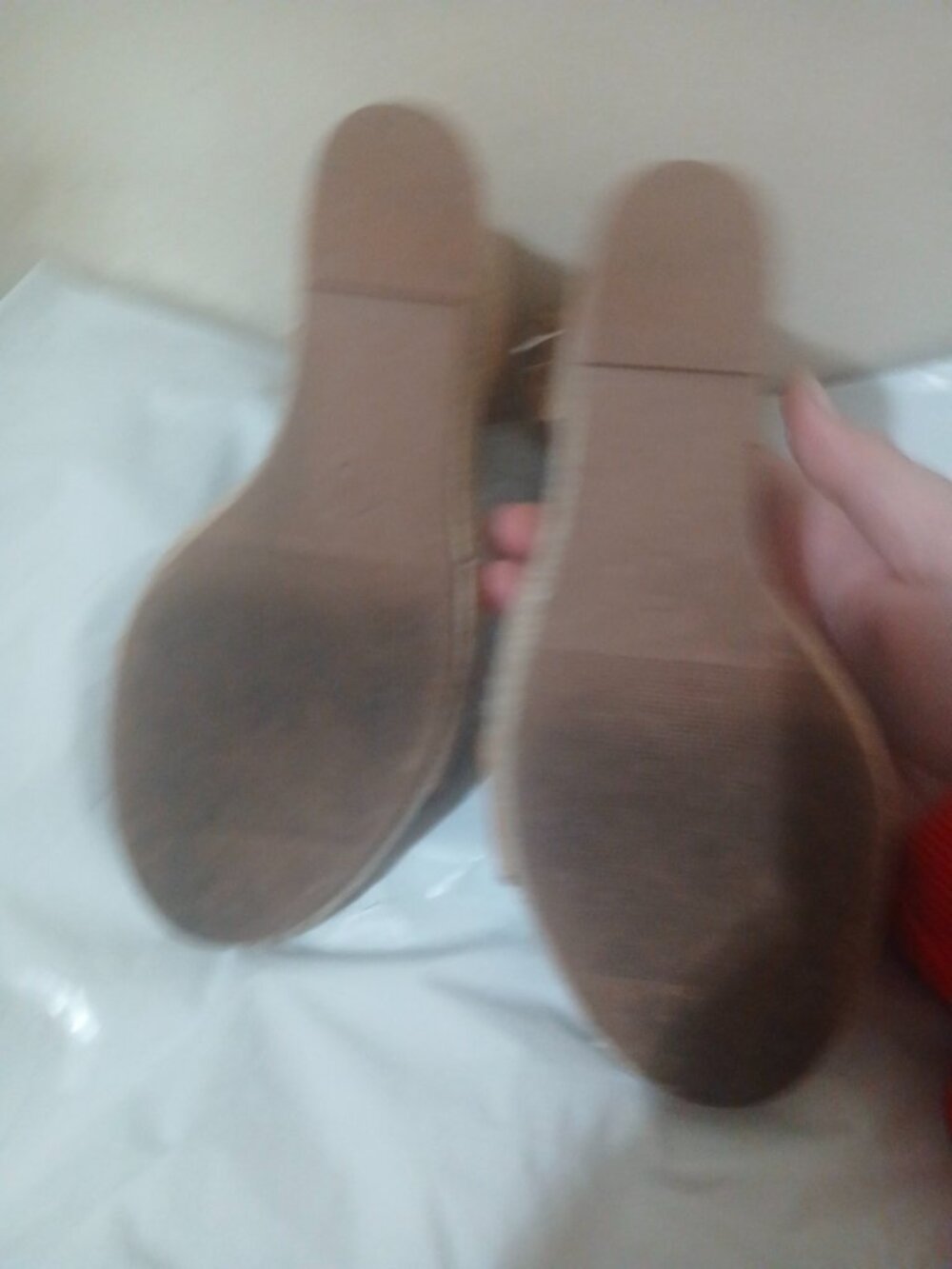 A New Day Women's Lola Espadrille Wedges Tan - Picture 5 of 7